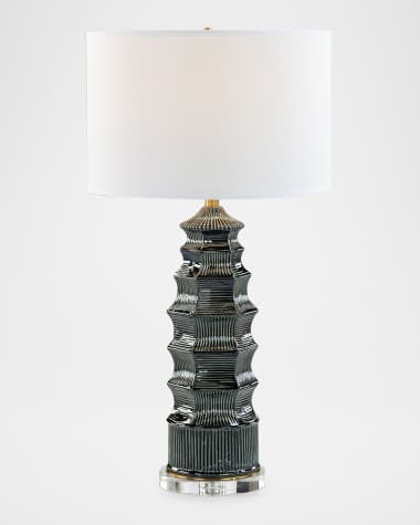 John-Richard Collection Preto 33" Table Lamp