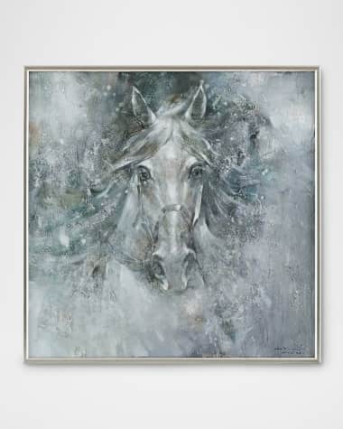 John-Richard Collection "Starlit Stallion" Original Painting by LM Zhou