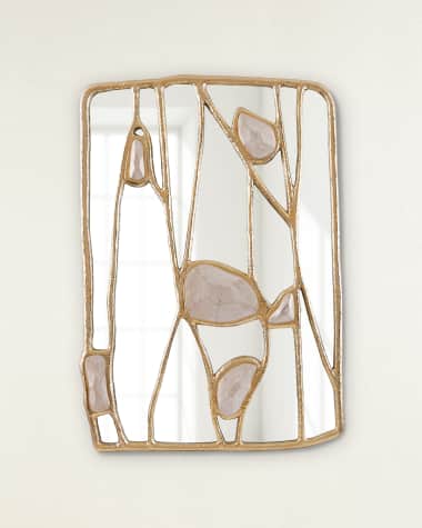John-Richard Collection Embellished Branches Mirror
