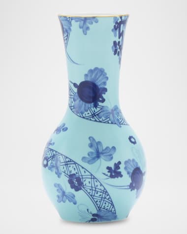 GINORI 1735 Oriente Italiano Tulipano Iris Vase, 8"