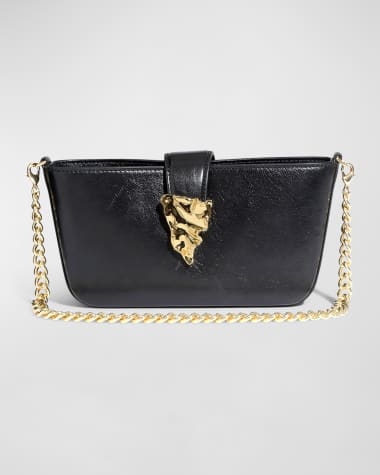Alexis Bittar The Crumple Convertible Leather Crossbody Bag