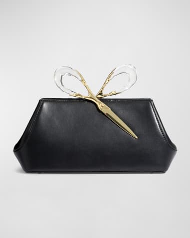 Alexis Bittar The Scissor Leather Clutch Bag