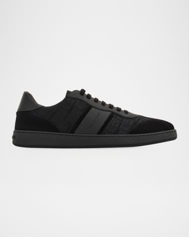 Ferragamo Men's Achille Jacquard Sneakers