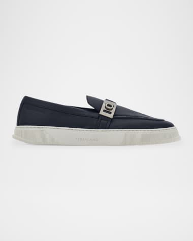 Ferragamo Men's Brad Gancio Slip-On Sneakers