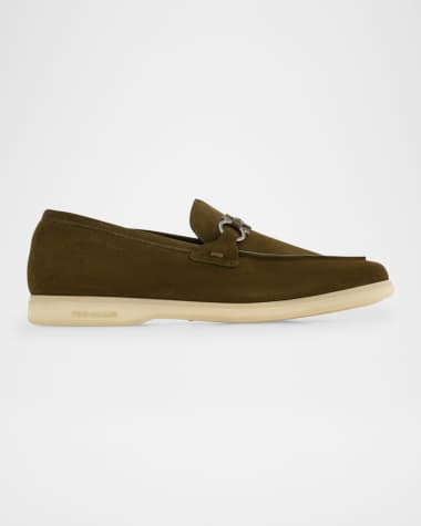 Ferragamo Men's Cosimo Suede Loafers