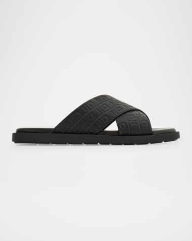 Ferragamo Men's Brise Hug Slide Sandals