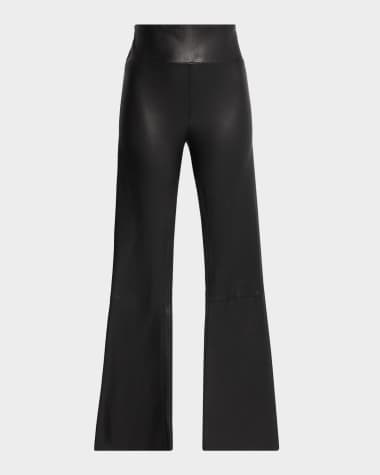 SPRWMN Ankle Flare Leather Leggings