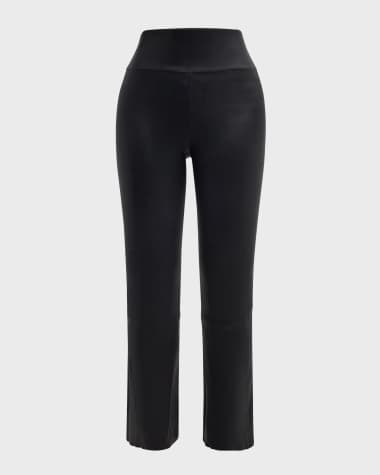SPRWMN Ankle Flare Leather Leggings