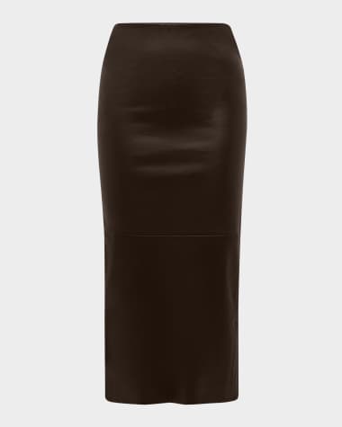 SPRWMN Leather Tube Skirt