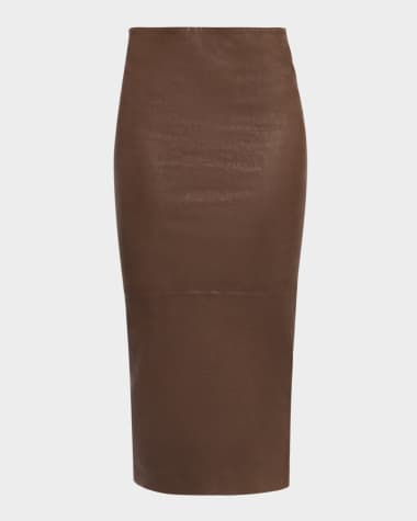 SPRWMN Leather Tube Skirt
