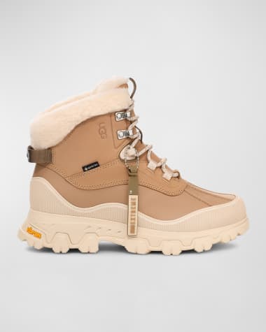 UGG Adirondack Meridian Leather Shearling Hiker Boots