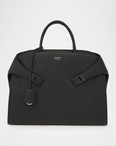 Ferragamo Men's Hug Leather Briefcase