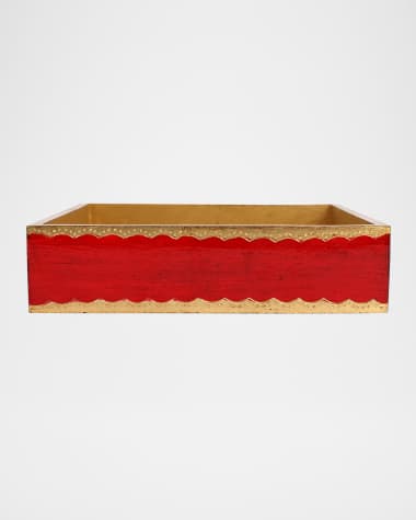 Vietri Florentine Wooden Accessories Dinner Napkin Holder