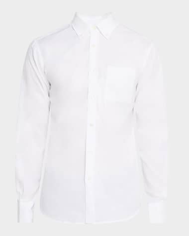 Ferragamo Men's Gancio Oxford Sport Shirt