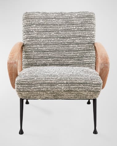 Jonathan Adler Gainsbourg Boucle Lounge Chair