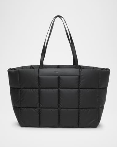 VeeCollective Porter Quilted Nylon East-West Tote Bag