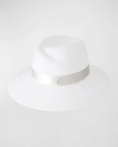 ハット MAISON MICHEL 'Gina' hat White/Black Maison Michel 'Gina' Hat | Lyst