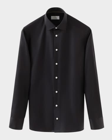 Eton Men's Elevated Twill Contemporary-Fit Dress Shirt