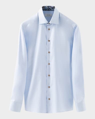 Eton Men's Signature Twill Contemporary-Fit Dress Shirt