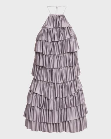TOM FORD Ruffled Halter Mini Dress