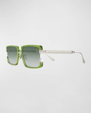 Anna-Karin Karlsson Too Handsome Square Embellished Sunglasses