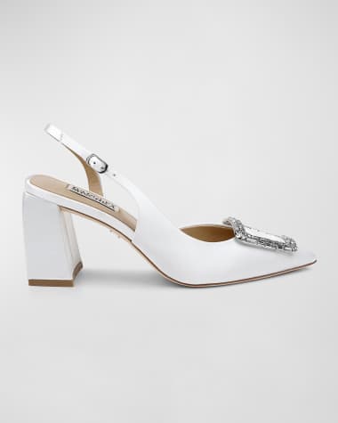 Badgley Mischka Silver Shoes Neiman Marcus