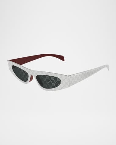 Gucci Metal Cat-Eye Sunglasses