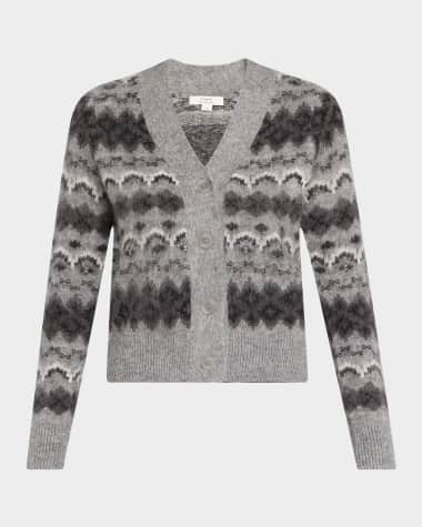 Vince Fair Isle Cardigan