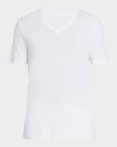 2Xist Men's Pima Cotton 3-Pack V-Neck T-Shirts