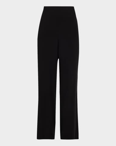 Eileen Fisher Wide-Leg Stretch Jersey Pants