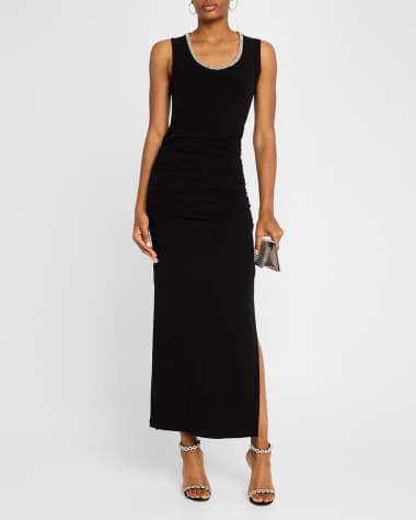 SIMKHAI Fiamma Embellished Midi Tank Dress