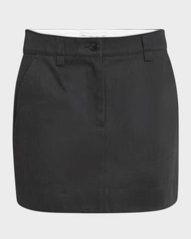 Proenza Schouler White Label Silas Straight Mini Skirt