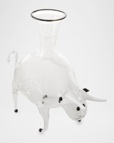 Massimo Lunardon Bull Decanter, 37.5 oz.