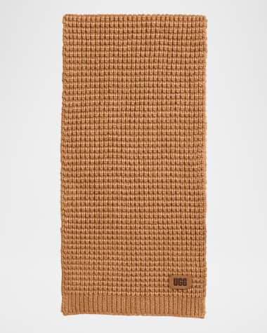 UGG Men's Waffle Knit Scarf