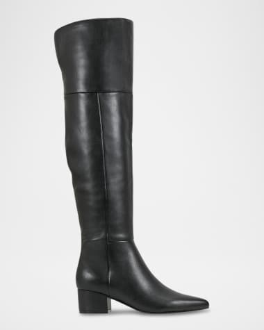Marc Fisher LTD Leather Over-The-Knee Boots