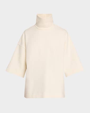 Fear of God Men's High-Neck Short-Sleeve Shirt