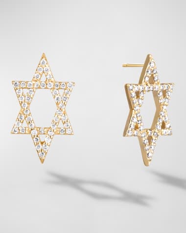 LANA Flawless Star of David Stud Earrings