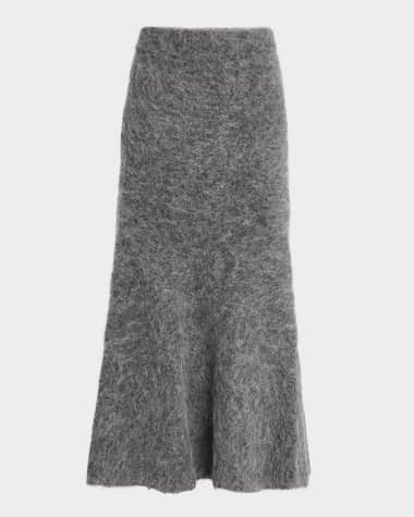 CLEA Davis Fluffy Midi Skirt