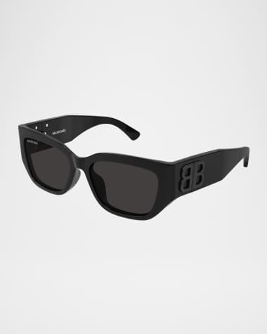 Balenciaga BB Logo Cat Eye Acetate Sunglasses