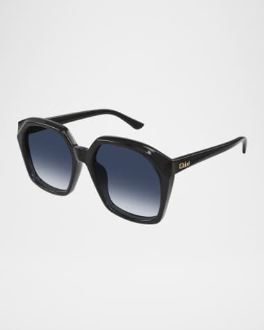 Chloe Acetate Round Sunglasses