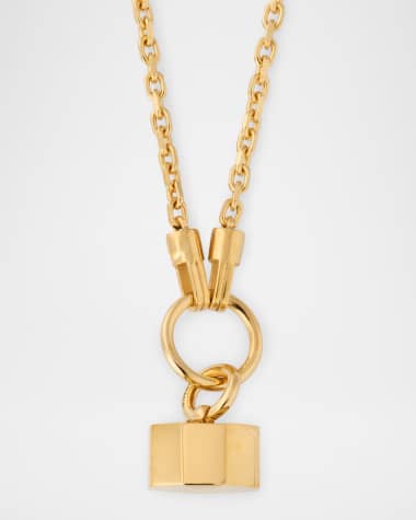Givenchy Men's Golden Weight Pendant Necklace