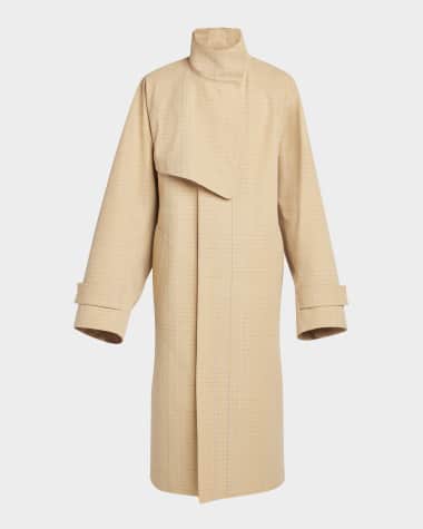 Bottega Veneta Men's Notebook Bonded Trench Coat