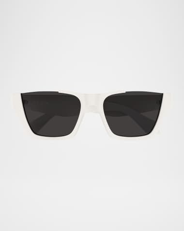 ALAIA AA0081S Rectangle Acetate Sunglasses