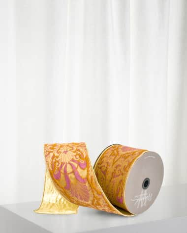 Winward Home Scrollwork Jacquard Ribbon, 4"W x 10 Yards