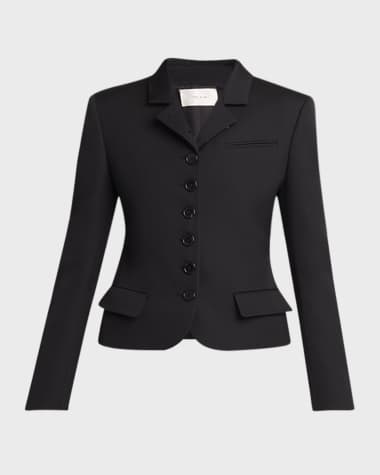 THE ROW Fletcher Single-Breasted Wool Jacket