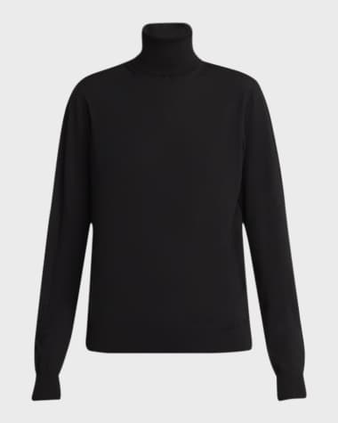 THE ROW Heva Turtleneck Wool Top