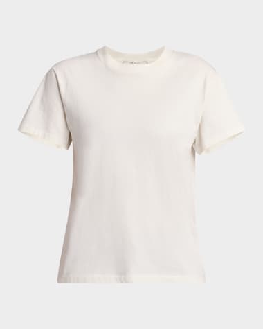 THE ROW Calibi Brushed Cotton Silk Jersey T-Shirt