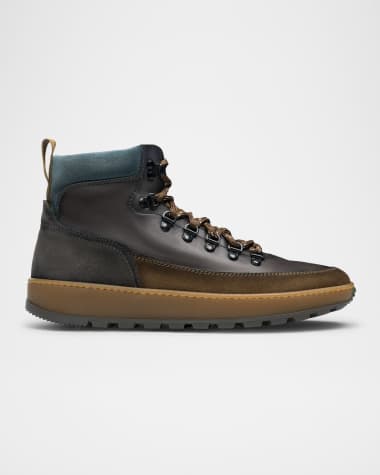 Magnanni Men's Borazo Leather Lace-Up Boots