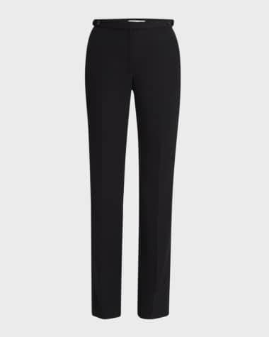 パンツ THE ROW Woman Pants Black 7365W2571 BLK THE ROW | Elastic Waist Wide Leg Pants | Lane Crawford