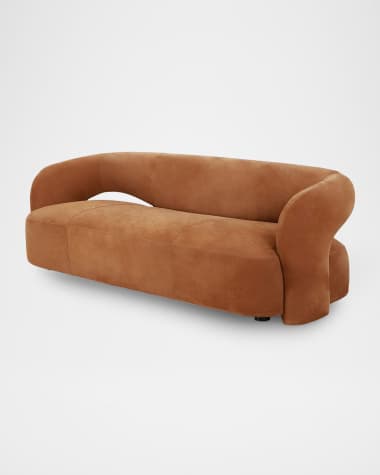 Four Hands Mazie Leather Sofa, 95"